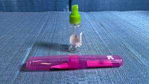 lot 8116 image: Up & Up Travel Size Toothbrush Holder and 3 Ounce TSA Bottle