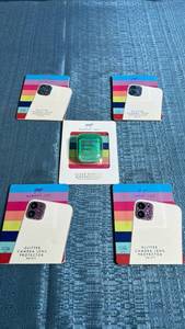 lot 8168 image: Dabney Lee iPhone 11XR Glitter Camera Lens Protector Set & AirPods Case Lot