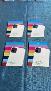 lot 8186 image: Dabney Lee Glitter Camera Lens Protector iPhone 11XR Set of 2