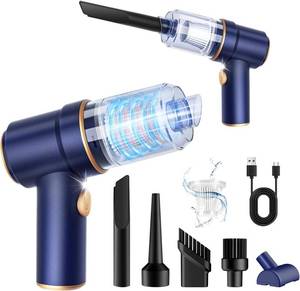 lot 2645 image: KMM Handheld Car Vacuum Cleaner, Cordless 9000PA, 120W, Multi-Nozzles, LED