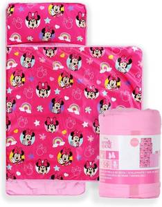 lot 2661 image: Jay Franco Kids Nap Mat with Embedded Pillow & Blanket, 46x20in Microfiber