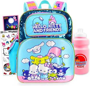 lot 2663 image: Hello Kitty and Friends Mini Backpack for Kids - 12 Bag w Front Pocket