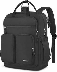 lot 2683 image: Mancro Travel Backpack for Women with TSA Laptop Compartment Black