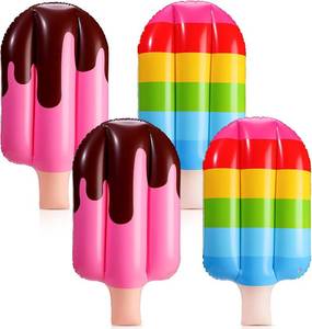 lot 2693 image: JellyArch 4 Pcs Inflatable Popsicle Party Decorations for Summer Pool Luau