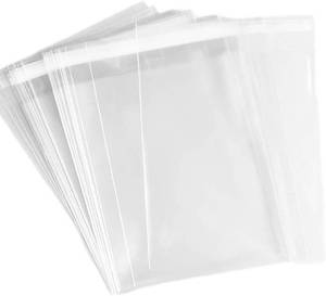 lot 2701 image: 50Pcs 4-58 x 5-34 Cello Cellophane Bags for A2 Cards & Envelopes