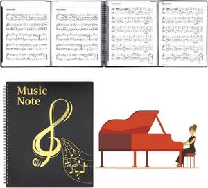 lot 2706 image: MUDOR 4-Page Expandable Sheet Music Folder, 8.5x11 Binder, 60 Pockets