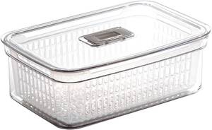lot 2716 image: BINO Produce Saver - 15.2 Cup  3.6L Fridge Storage for Fruits & Veg