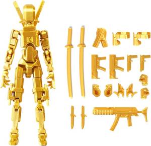 lot 2724 image: FoxVilla T13 Action Figure, 3D Printed Titan13, Assembled Toy Figure