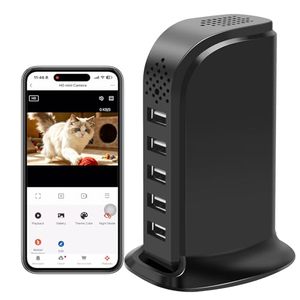 lot 2739 image: WiFi Hidden Spy Security Camera with USB Charger, 1080P Nanny Cam  Motion