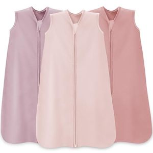 lot 2754 image: Baby Sleep Sack 6-12M, 100% Cotton TOG 0.5 Wearable Blanket, 3-Pack