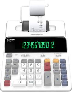 lot 2787 image: CATIGA 12-Digit Thermal Printing Calculator with Tape SP-2401