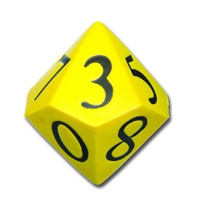 lot 2814 image: Learning Advantage - 7391 Jumbo Polyhedra Die, 10 Sides, Large Foam Dice