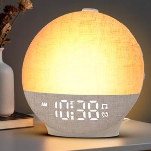 lot 2817 image: Sunrise Alarm Clock with White Noise, Sunset Simulation, 30 Sounds