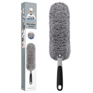 lot 2864 image: MR.SIGA Lint-Free Microfiber Duster, Washable, Replaceable Head, Non-Slip