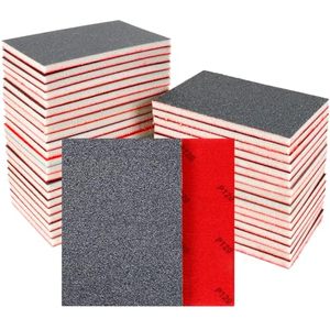 lot 2893 image: 24 PCS Sanding Sponge Block 80-3000 Grit WetDry Sandpaper for Wood & Metal