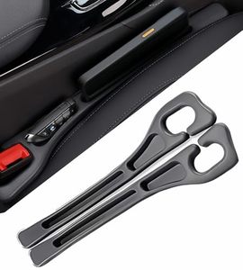 lot 2908 image: BESTKEE Car Seat Gap Filler 2 Pack, Dual Storage Slots, EVA Console Gap Plug