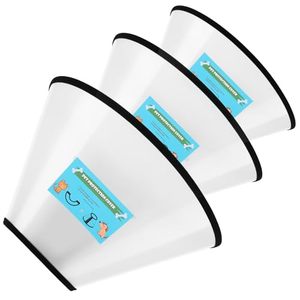 lot 2927 image: GLADOG Soft Dog Cone Collar Set (SML) - Adjustable E-Collar, Stops Licking