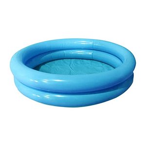 lot 2931 image: Inflatable Paddling Pool, 23.7 x 19.7 in, Blue, 2-Ring Family Pool