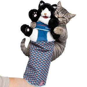 lot 2937 image: Wearable Cat Toy Wrestling Glove Puppet   Interactive Hand Mitt, Catnip