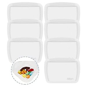 lot 2952 image: 7 Pieces Squeezable Pill Pocket Case   Small, Lightweight Pill Organizer