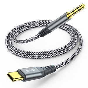 lot 2958 image: JXMOX USB-C to 3.5mm Aux Cable (4ft)   Type-C to 3.5mm Headphone Car Stereo
