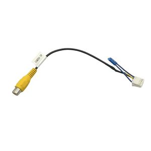 lot 2960 image: 10-Pin Backup Camera Cable Wiring Harness Adapter for Android Car Stereo RCA