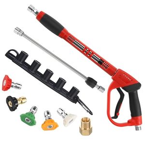 lot 2968 image: Tool Daily Deluxe Pressure Washer Gun, Replacement Wand Extension, 40 Inch