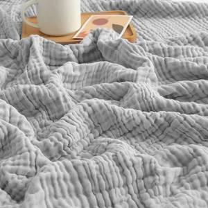 lot 2979 image: EMME Muslin Blanket for Adults   Breathable Gauze, Lightweight Twin 60 x 80