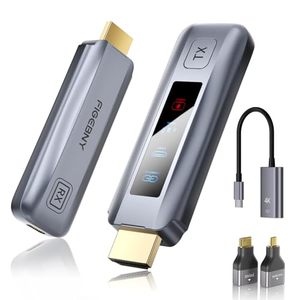 lot 2991 image: Wireless HDMI TransmitterReceiver 4K Extender, 165FT Gray