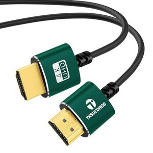 lot 2999 image: Thsucords Slim HDMI Cable 10FT, Thin & Flexible HDMI to HDMI, 4K60Hz 18Gbps