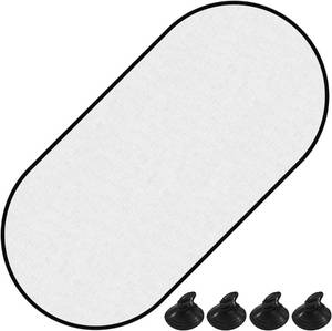 lot 3040 image: Craedli 38.97 x 19.68 Inch Rear Window Sunshade with Suction Cup, UV Shield