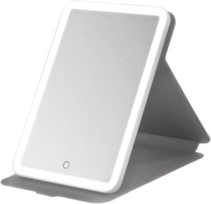 lot 3063 image: NEEWER 9 Lighted Makeup Mirror with Touch LED, 1500mAh, 3-CCT, CRI90
