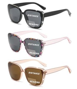 lot 3071 image: 3-Pack Bifocal Reading Sunglasses, UV400 Protection Readers