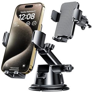 lot 3072 image: Qifutan Dash Mounted Phone Holder for Car Windshield, Dashboard & Air Vent