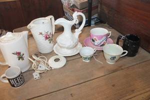 lot 3548 image: Van Briggle Signed Coffee Cup and More