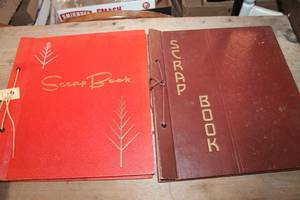 lot 3550 image: 2 unused Antique Scrapbooks