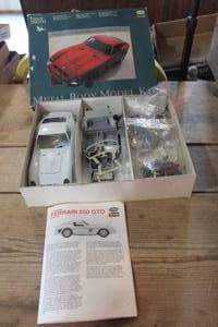 lot 3553 image: IOB Ferrari Metal Body Model Car Kit