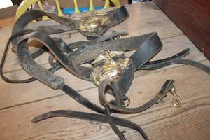 lot 3564 image: Antique Leather Military Horse Harnesses