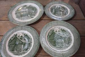 lot 3644 image: Vintage The Old Curiosity Shop Plates
