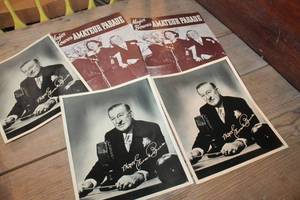 lot 3653 image: Antique 1937 Major Bowes Signed Pictures & More
