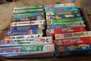 lot 3706 image: Vintage VHS Movies some sealed