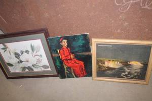 lot 3768 image: Various Sized Home Dcor Pictures