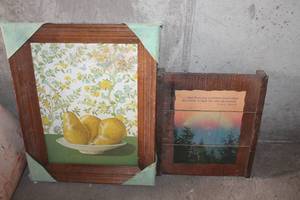 lot 3785 image: Various Sized Home Dcor Pictures needs cleaning