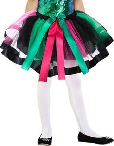 lot 40194 image: Skicuff Tutu Skirt Layered Tulle Tutu Dress Costume for Carnival Witch Cosplay Party Supplies