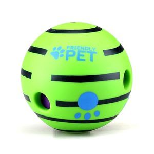lot 40208 image: Wobble Giggle Ball, Interactive Dog Toy, Fun Giggle Sounds When Rolled or Shaken