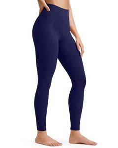 lot 40227 image: G4Free BareFeel High Waisted ClassicSeamless Lounge Leggings Soft Workout Yoga Pants for Women with Pockets SIZE M