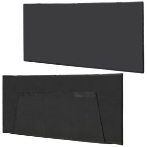 lot 40230 image: Under Desk Privacy Panel 47 in. Wide Modesty Panel for Desk - 17 in. Tall Desk Skirt for Office Desk with Cable Management Net Perfect for 48 in. Work Station