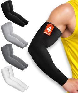 lot 40270 image: PhysFlex Arm Sleeves for Cooling Sun Protection Compression Sleeves for Men & Women for Football, Volleyball & Sports