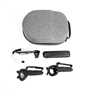 lot 40280 image: Elite Strap with 8000mAh Battery, Controller Grips and Storage Case Combo for Oculus Quest 2