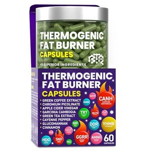 lot 40289 image: Thermogenic Fat Burner Capsules - Weight Loss Pills for Women & Men, Appetite Suppressant, Metabolism Booster - Green Tea, Coffee Extract, Garcinia Cambogia - Diet Pills for Weight Loss - 60 Capsules
